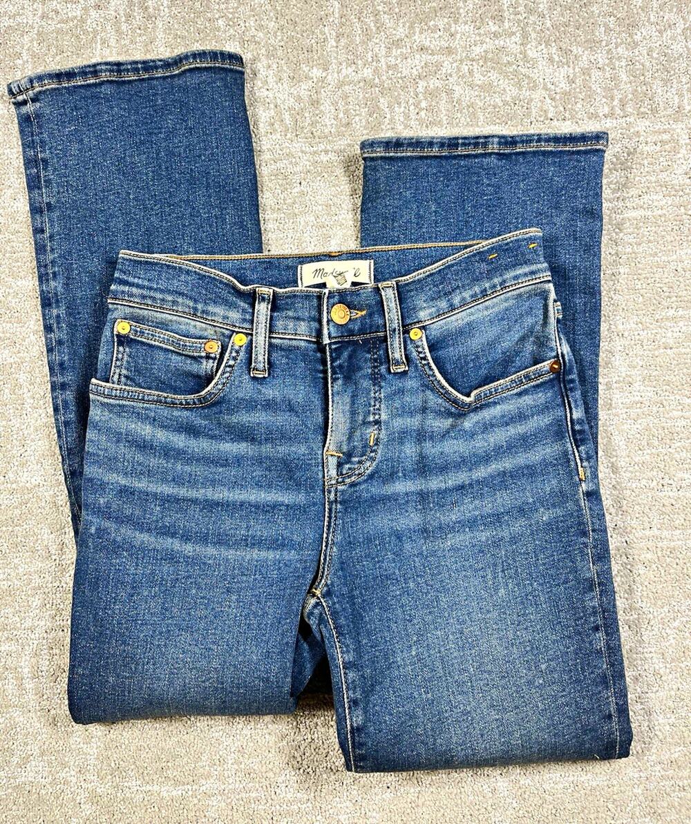 Madewell Mid Rise Kick Out Medium Wash Jeans 26P